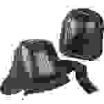 Knieschoner Basic black, EN 14404, schwarz, mit Klettverschluss, Einbandhalterung
