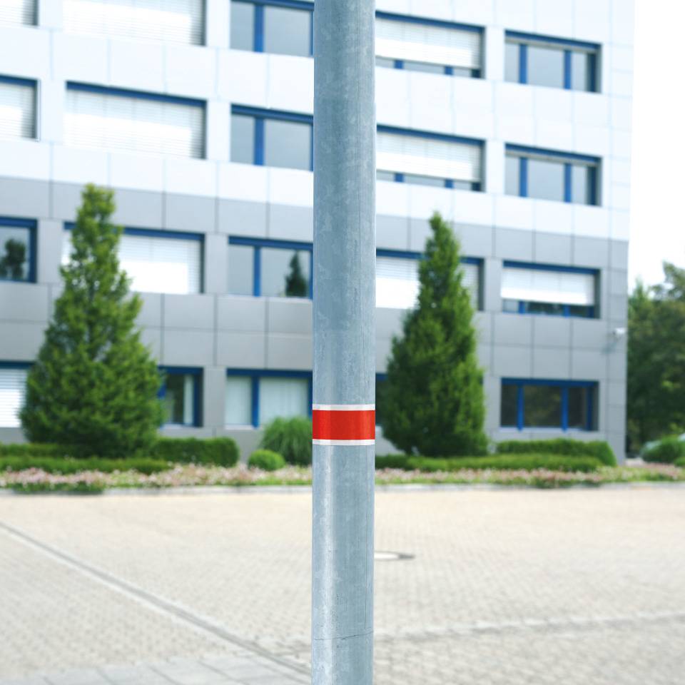 Laternenband, für den Einsatz im Straßenverkehr, Reflexfolie RA1, 1000x70mm, nach StVO