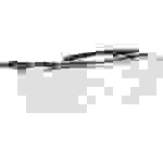 INFIELD Schutzbrille Ontor, EN 166, schwarz/türkis, farblose PC-Scheibe, 44g