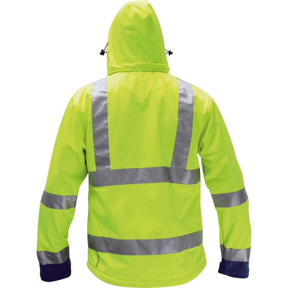 Warnschutz Softshell-Jacke ELYSEE, EN ISO 20471/3, gelb/marine, Größe S