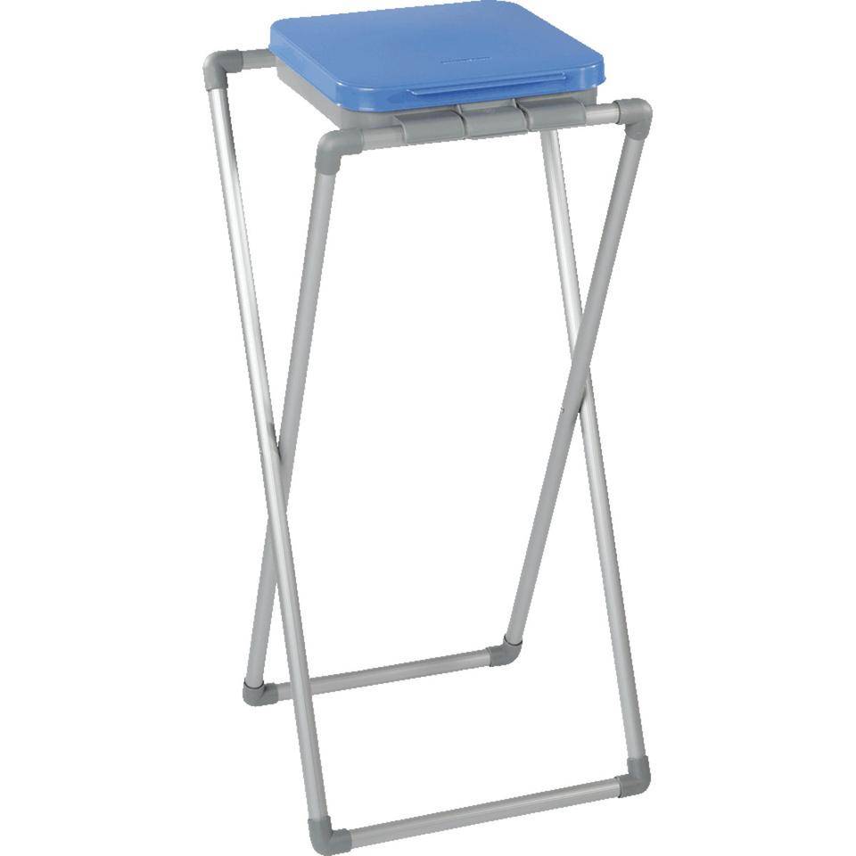 Sackständer Economy, für 60/70 l-Säcke, Deckelfarbe: blau, 400x800x400mm