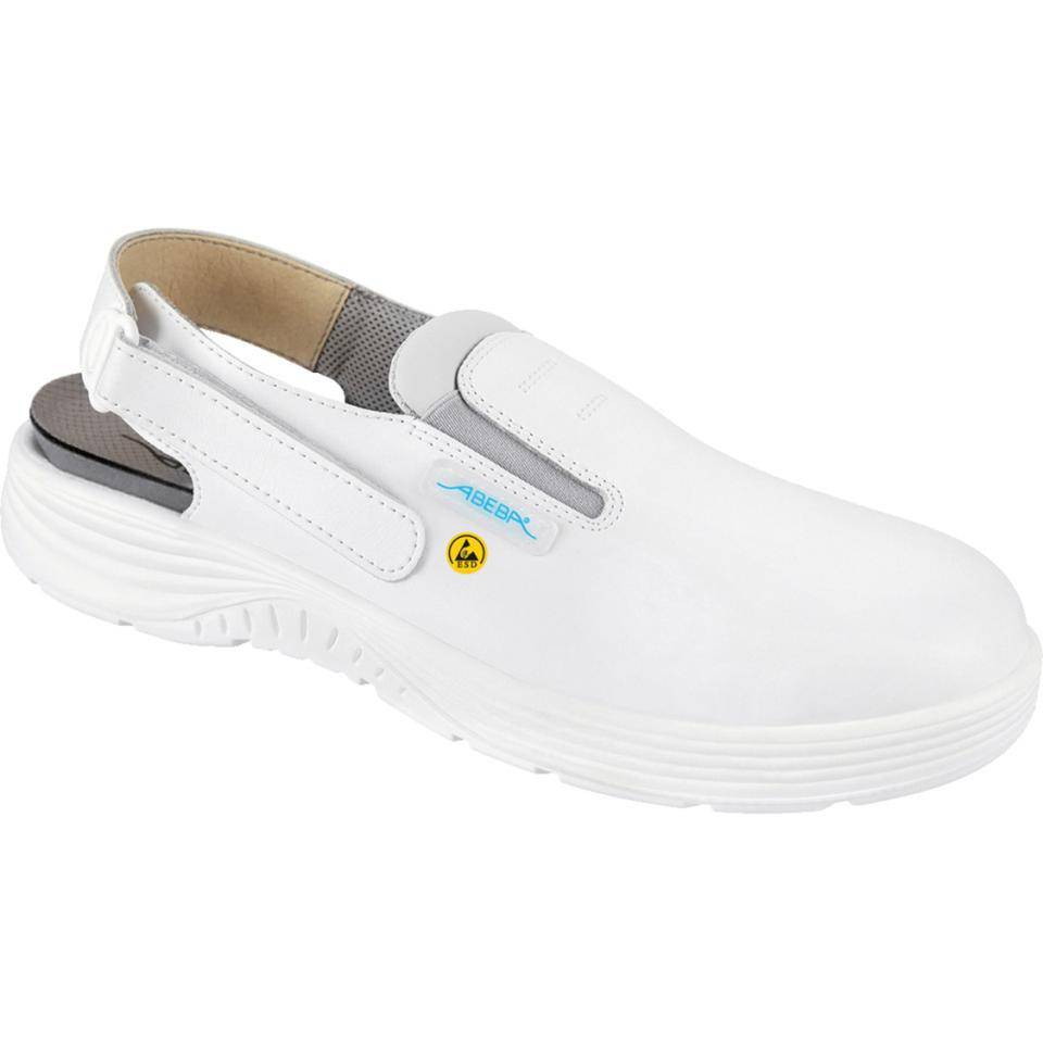 ABEBA ESD-Clog x-light 7131030, Kategorie II, SB, FO, SRC, weiß,Größe 46