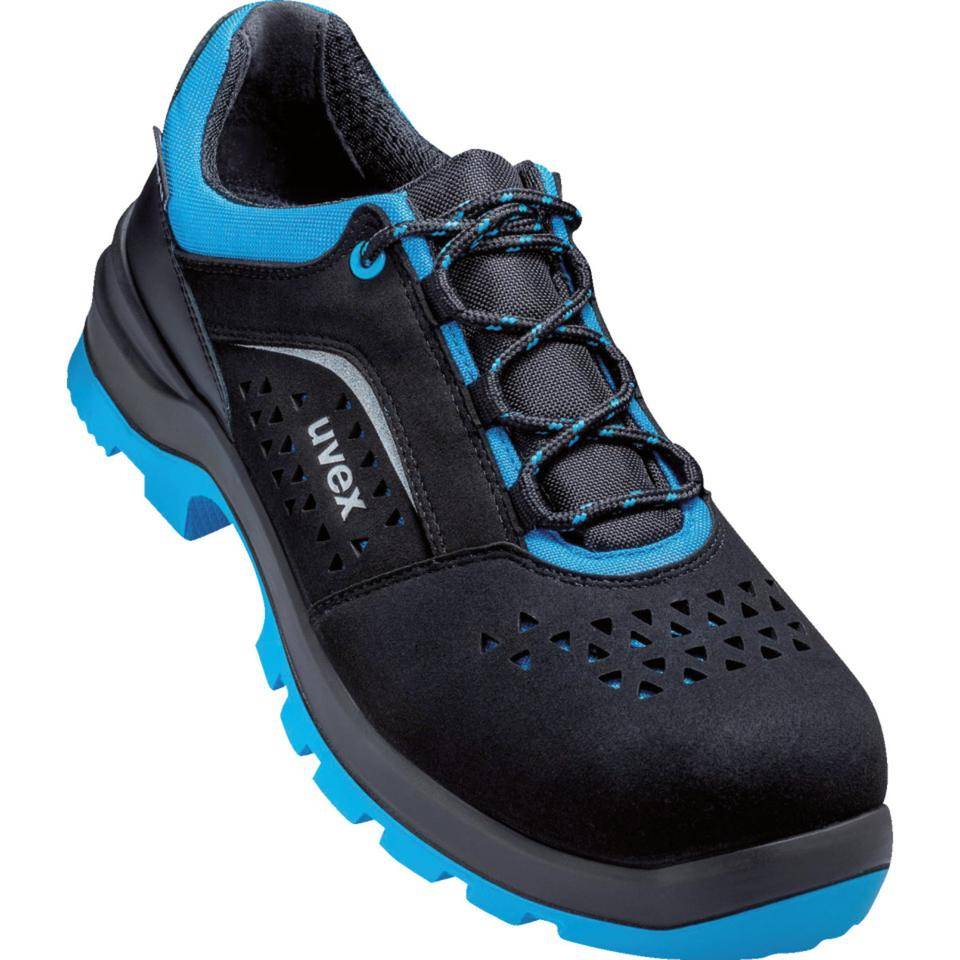 uvex ESD-Schuh uvex 2 xenova, 9554.8, Kat.II, S1 SRC, Mikrovelours, Weite 11, Gr.48