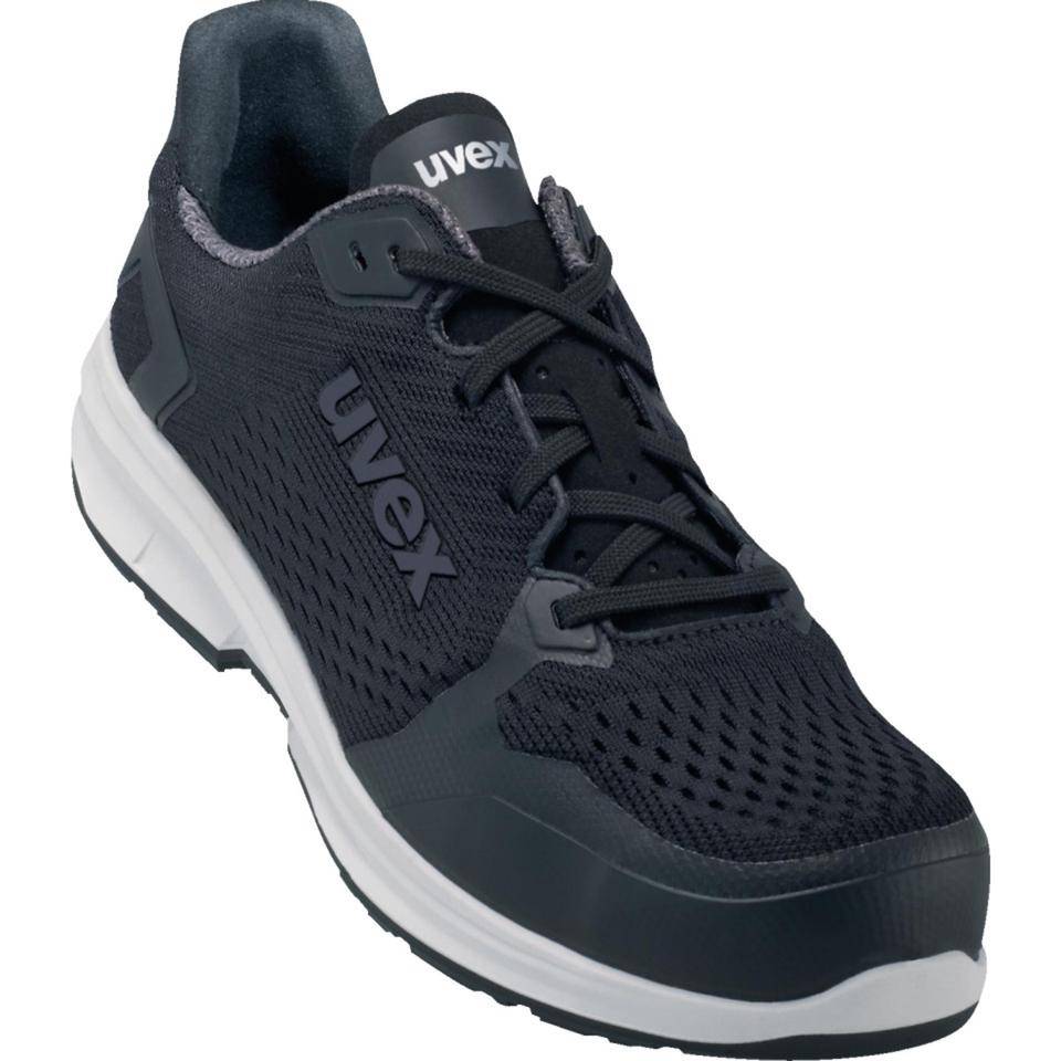 uvex ESD-Halbschuh 1 sport, 6598.8, Kat.II, S1 SRC, schwarz, Weite 11, Größe 44