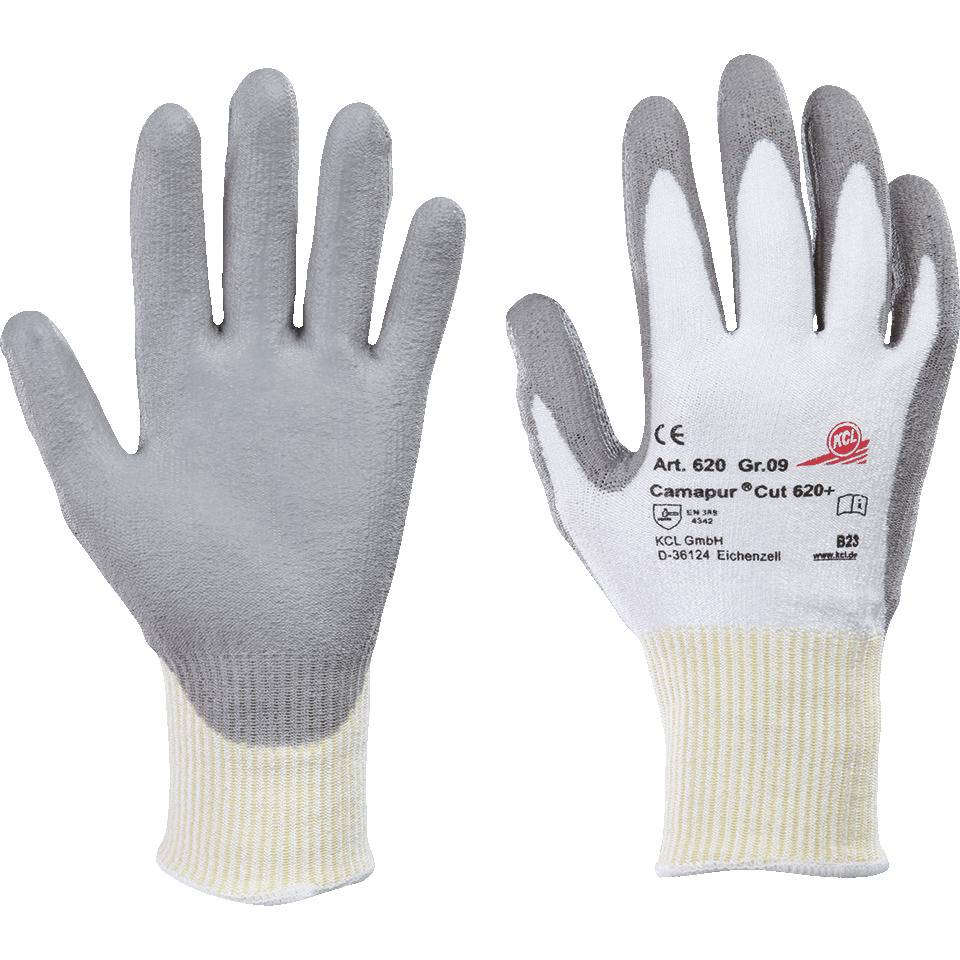 KCL Schnittschutz-Handschuh Camapur® Cut 620+, Kat.II, Polyurethan, 240mm, Größe 7