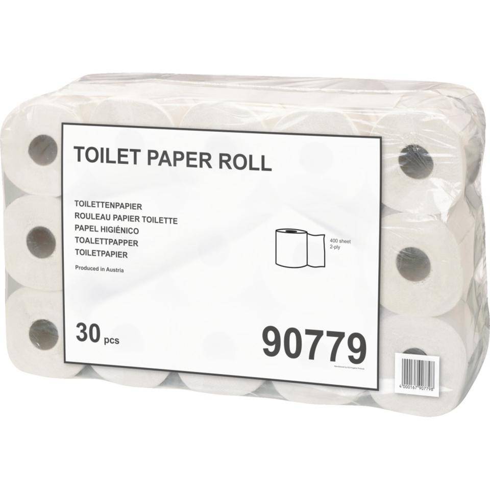 TORK Tissue-Toilettenpapier T4, 2-lagig, weiß, Tissue, geprägt, 30/VE