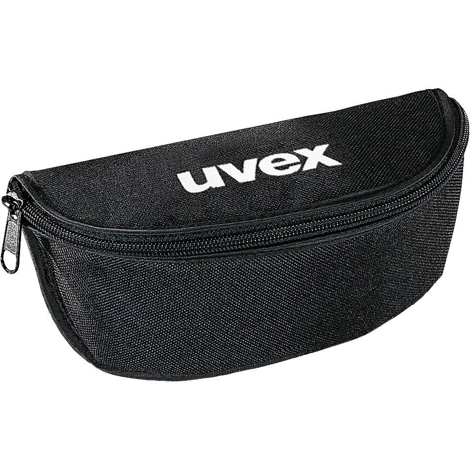uvex Brillenetui, mit Gürtelschlaufe und Reißverschluss, schwarz