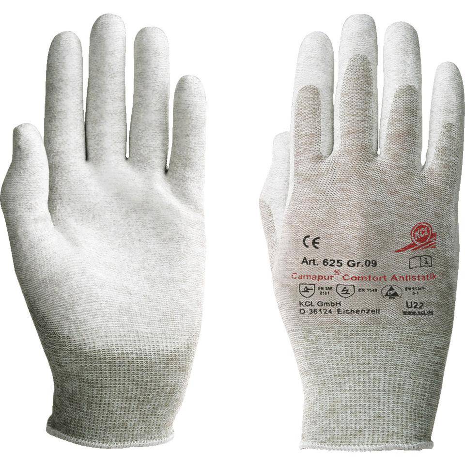 KCL Schutzhandschuh Camapur® Comfort Antistatik 625+, Kat.II, beige, Größe 7