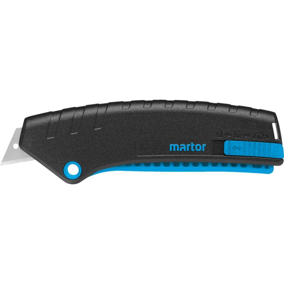 MARTOR Sicherheitsmesser SECUNORM MIZAR 125002.02, blau/schwarz, Kunststoff, 59g
