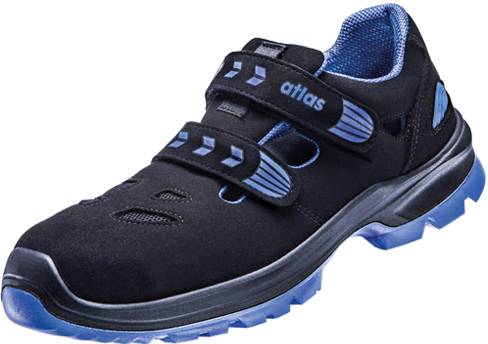 ESD Sandale SL 46 blue 2.0, W14, S1, Sportline, Unisex, schwarz/royal blau, Größe 48