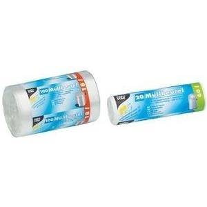 PAPSTAR Mülleimerbeutel HDPE, 18 Liter, weiß Maße: 520 x 460 mm, Stärke 9 my, aus HDPE-Folie