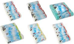 PAPSTAR Mülleimerbeutel HDPE, 10 Liter, transparent Maße: 420 x 395 mm, Stärke 10 my, aus HDPE-Folie,