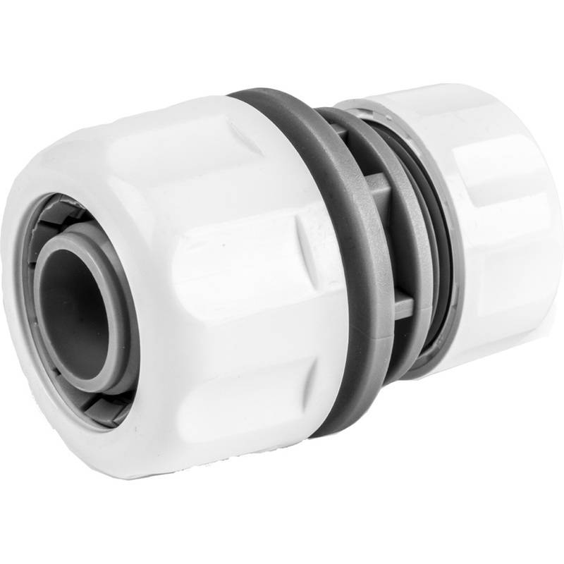 Bradas Schlauchverbinder WHITE LINE, 1" auf 3/4", weiß