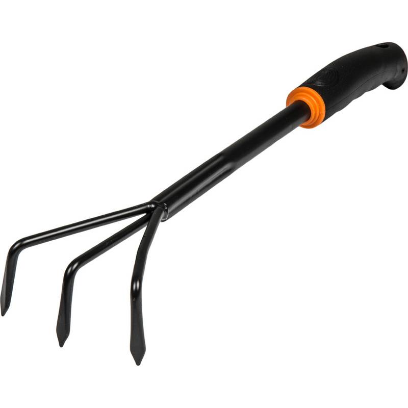 Bradas Gartenkralle DE LUXE, Breite: 75 mm, schwarz