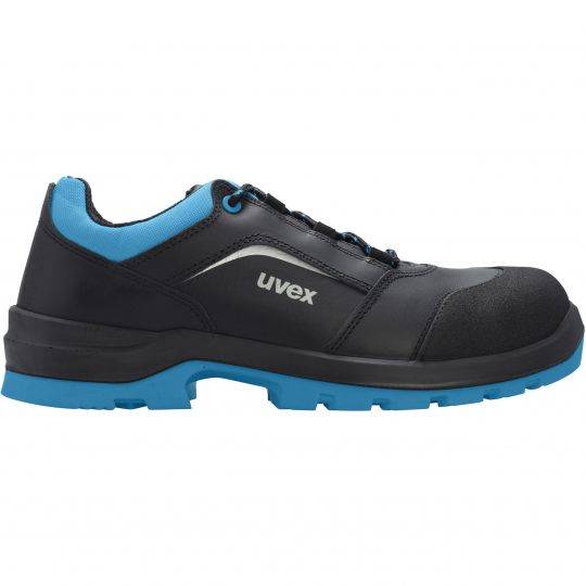 Uvex 95552, Männlich, Erwachsener, Sicherheitsschuhe, Schwarz, Blau, ESD, S3, SRC, Schnürverschluss