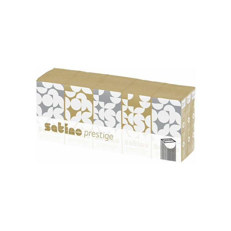 satino by wepa Taschentücher Prestige, 4-lagig, hochweiß