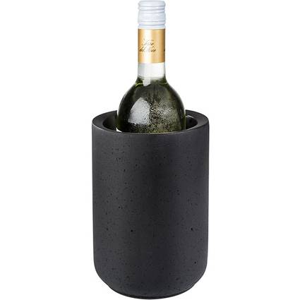 APS Flaschenkühler ELEMENT BLACK, Beton, schwarz