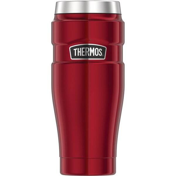Thermobecher STAINLESS KING - 0,47L rot.