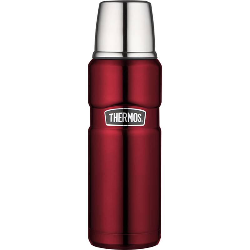 THERMOS Isolierflasche STAINLESS KING, 0,47 Liter, rot