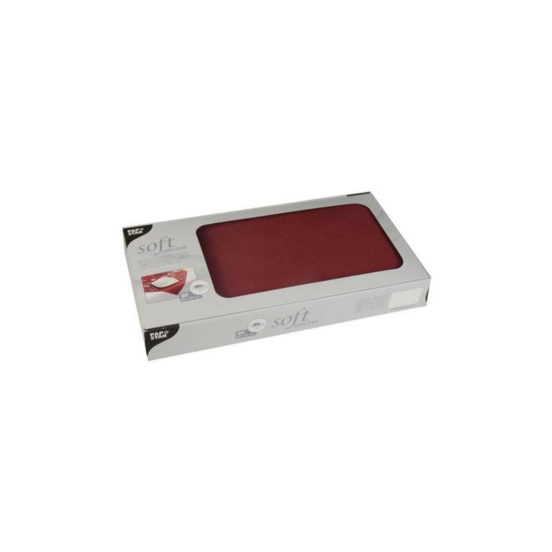 STARPAK Mitteldecke "soft selection", bordeaux