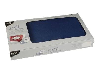 PAPSTAR soft selection - Tischdecke - Grösse 80 x 80 cm - dunkelblau (Packung mit 20)
