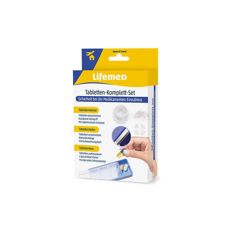 Lifemed Tabletten-Komplett-Set, Kunststoff