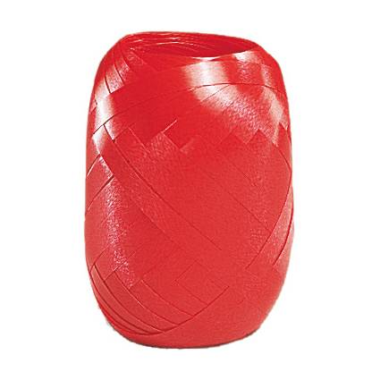 SUSY CARD Ringelband-Eiknäuel, glatt, 5 mm x 20 m, rot