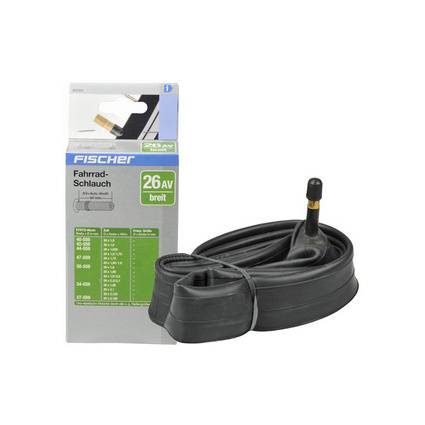 FISCHER Fahrrad-Schlauch, Auto-Ventil, 26" (66,04 cm)