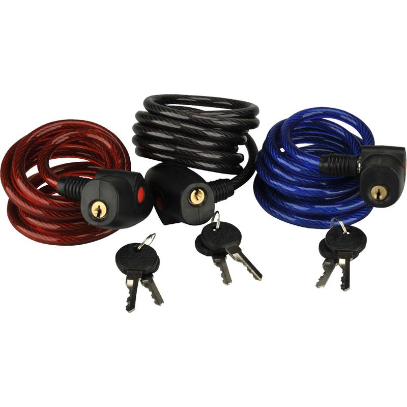 FISCHER Kabel-Fahrradschloss Family, Länge: 1.800 mm