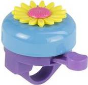 FISCHER Fahrradlenker-Klingel Blume, sortiert Glockengehäuse mit 80 mm Durchmesser, mit Halterung,