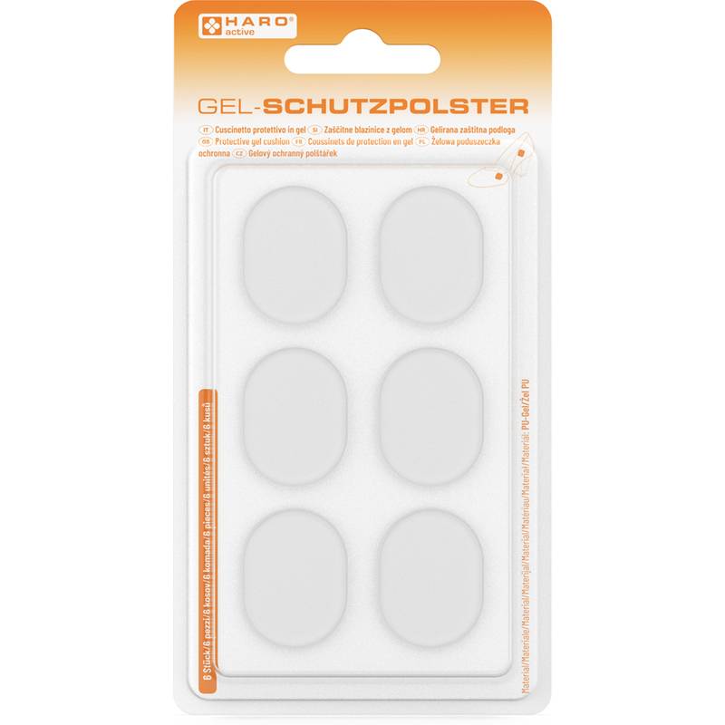 HARO Gel-Schutzpolster-Set für Füße, 6-teilig