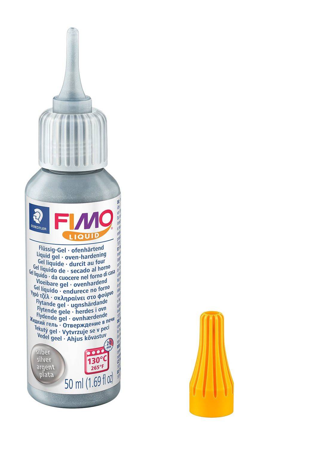 Staedtler FIMO 8050, Dekorier-Gel, Silber, Erwachsene, 1 Stück(e), 130 °C, 20 min