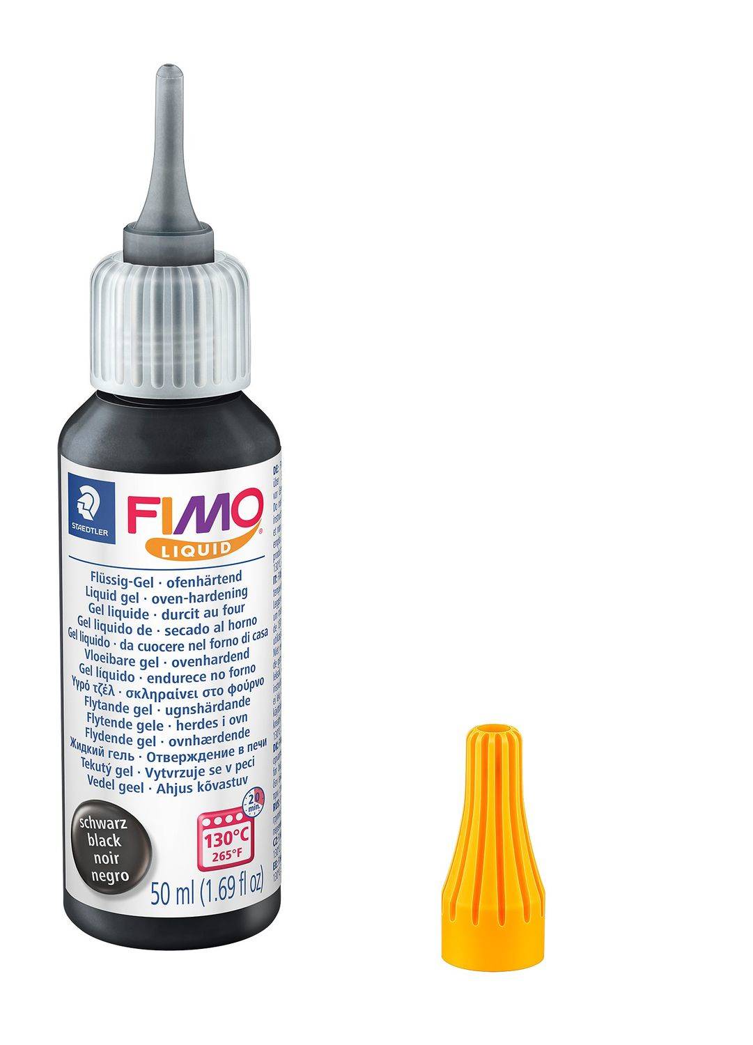 Staedtler FIMO 8050, Dekorier-Gel, Schwarz, Erwachsener, 1 Stück(e), 130 °C, 20 min
