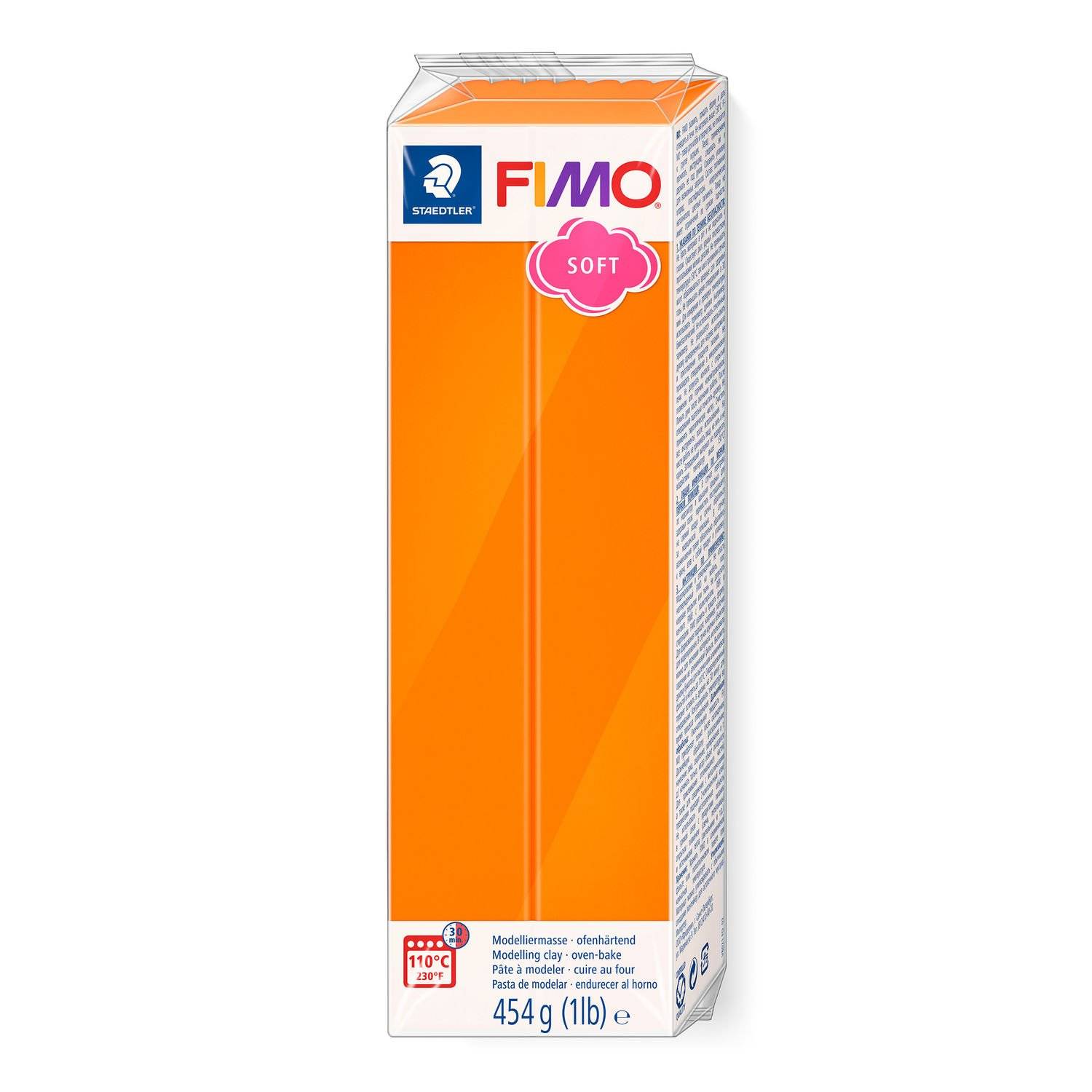 Staedtler FIMO 8021, Modellierton, Orange, 1 Stück(e), 1 Farben, 110 °C, 30 min
