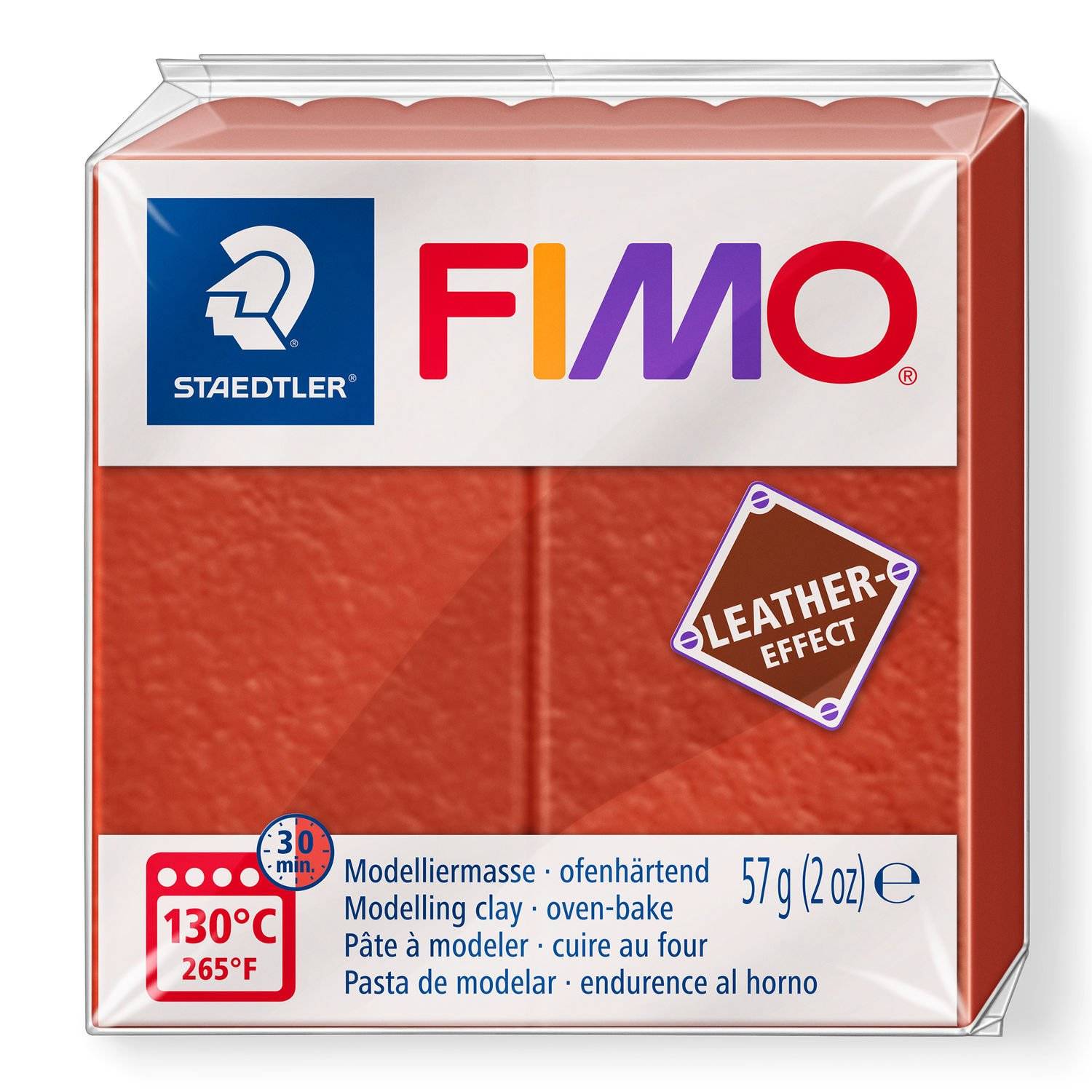 Staedtler FIMO 8010, Knetmasse, Rot, Erwachsene, 1 Stück(e), Rust, 1 Farben