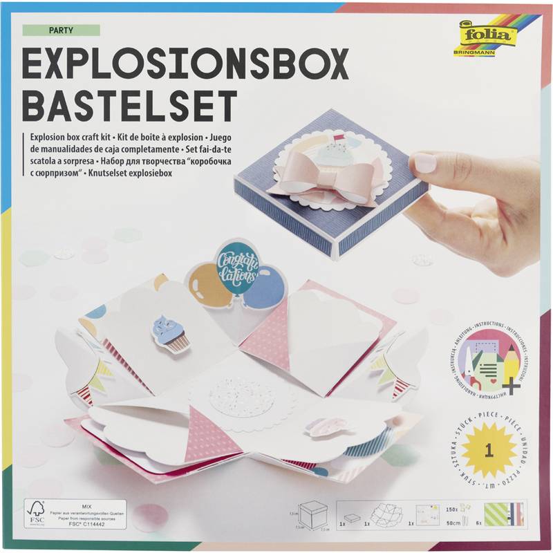 Produktbox für „Explosionsbox Bastelset
