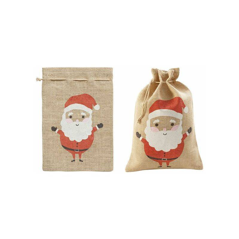 folia Jutesack "Weihnachtsmann", (B)250 x (H)350 mm