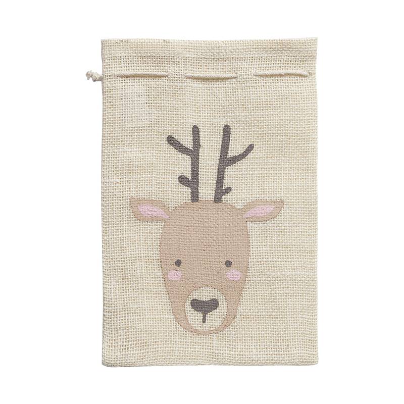 folia Jutesack "Rentier", (B)170 x (H)250 mm, natur