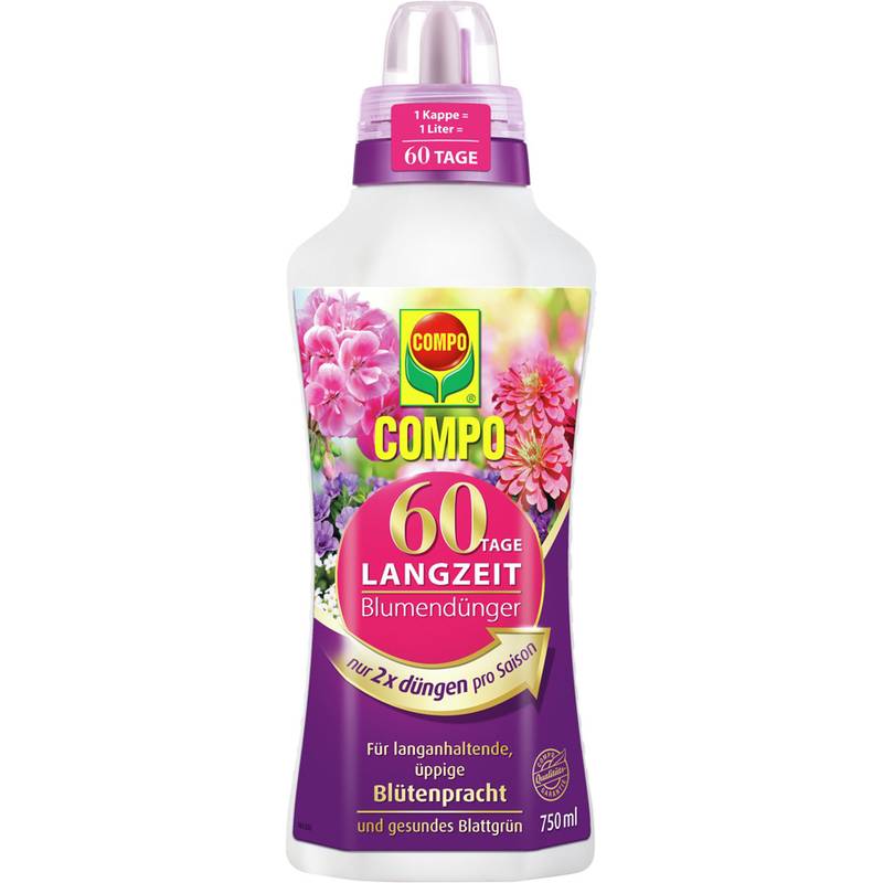 COMPO 60 Tage Langzeit Blumendünger, 750 ml