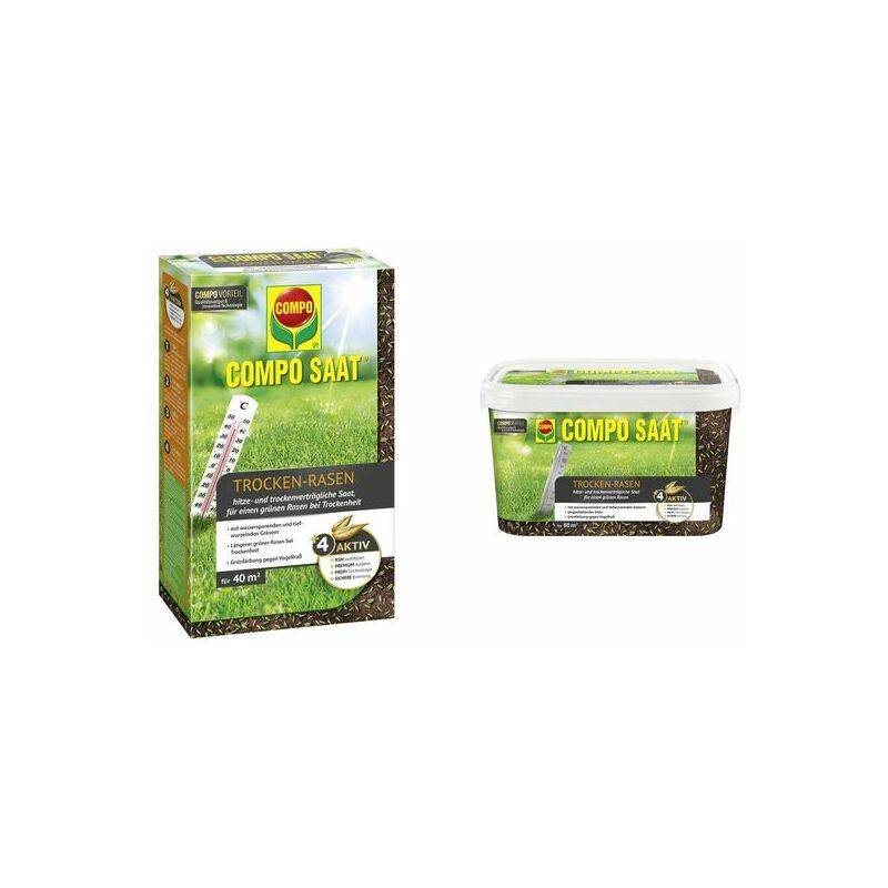 COMPO SAAT Trocken-Rasen, 1 kg für 40 qm