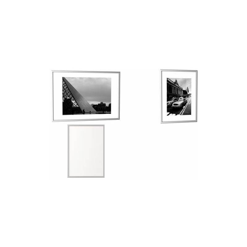 PAPERFLOW Alu-Bilderrahmen, (B)600 x (H)800 mm, silber