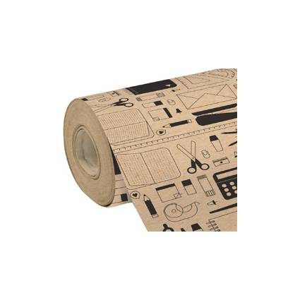 Clairefontaine Geschenkpapier "Papeterie", Secare-Rolle