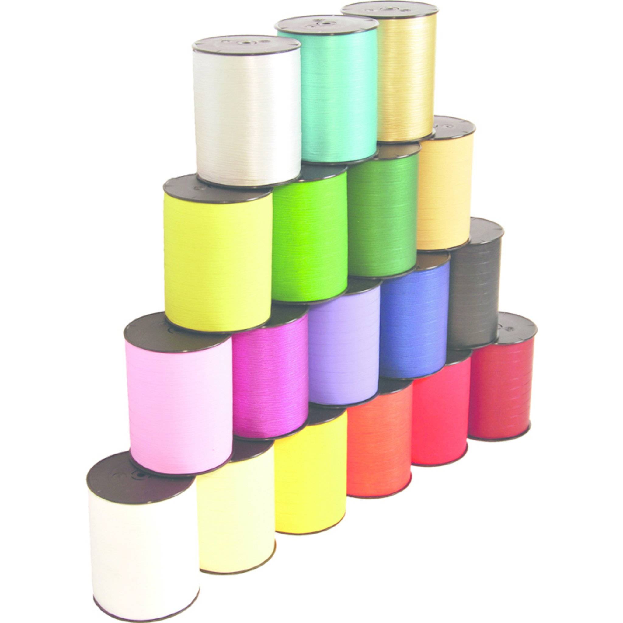 Clairefontaine Spule Geschenkband matt, 10mm x 250m - Weiß 601501C