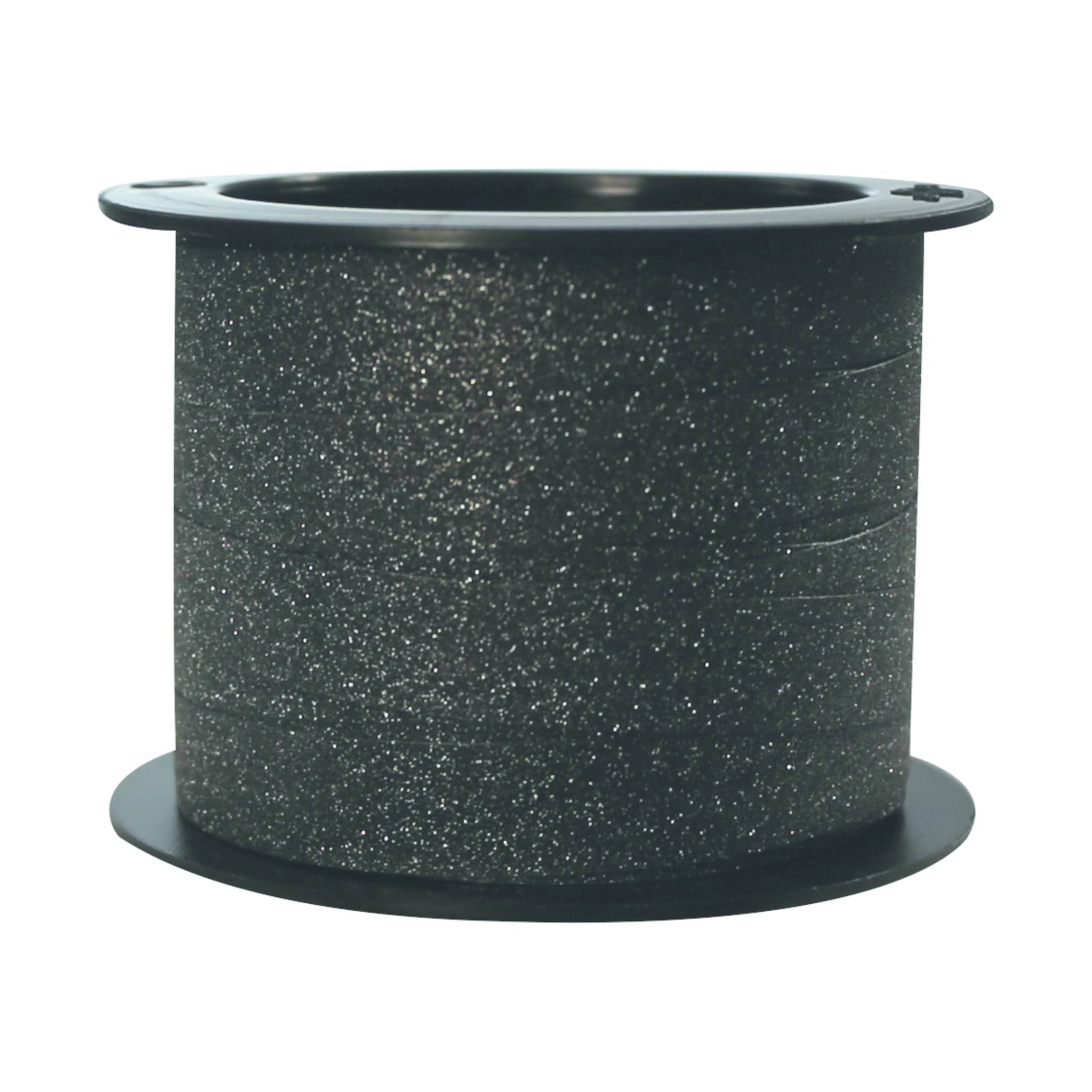 Clairefontaine Geschenkbänder 18 St 10mx10mm Glitzer gold/silber/schwarz 612697C