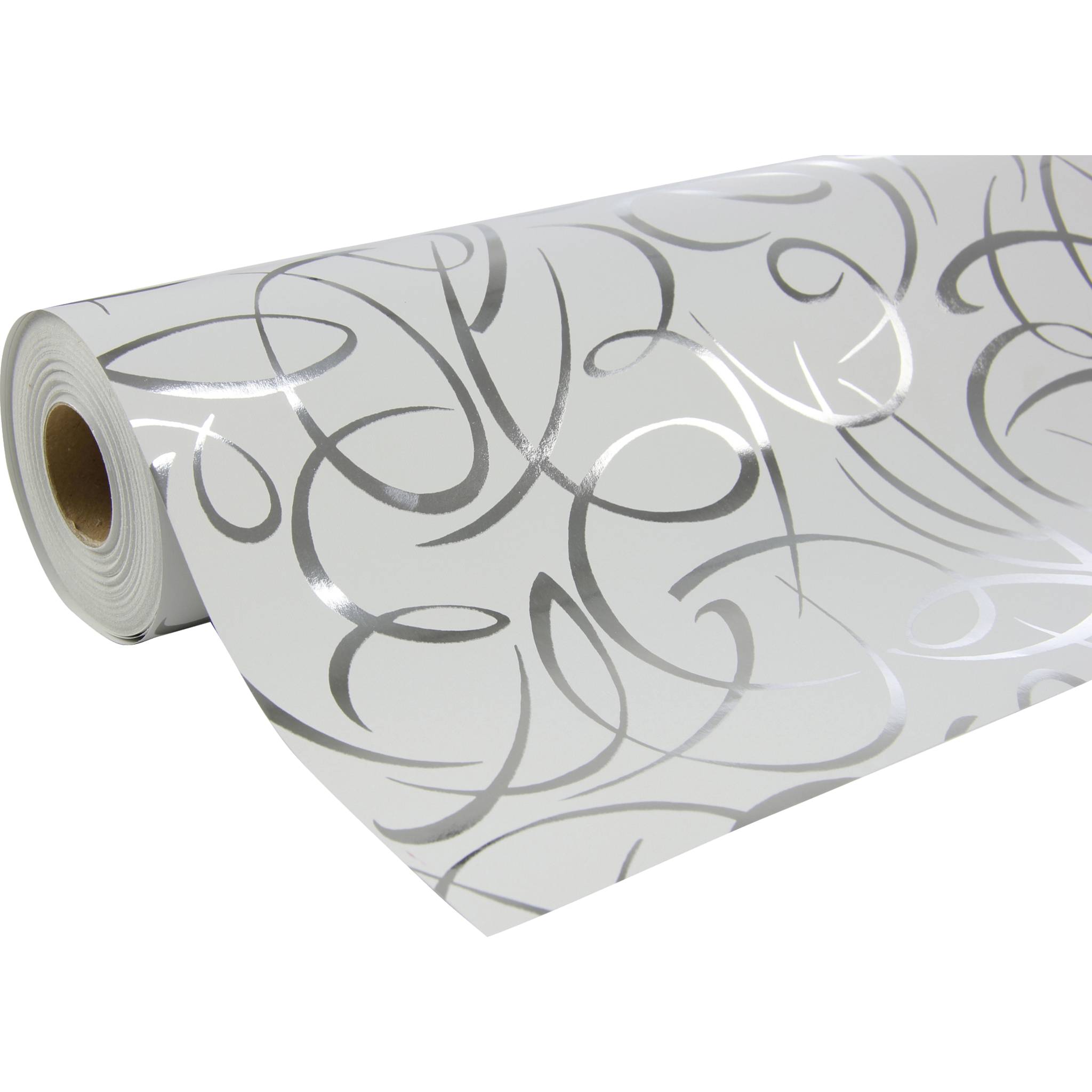 Clairefontaine Geschenkpapier Premium 80g, Rolle 50x0,70m Silber 211893C