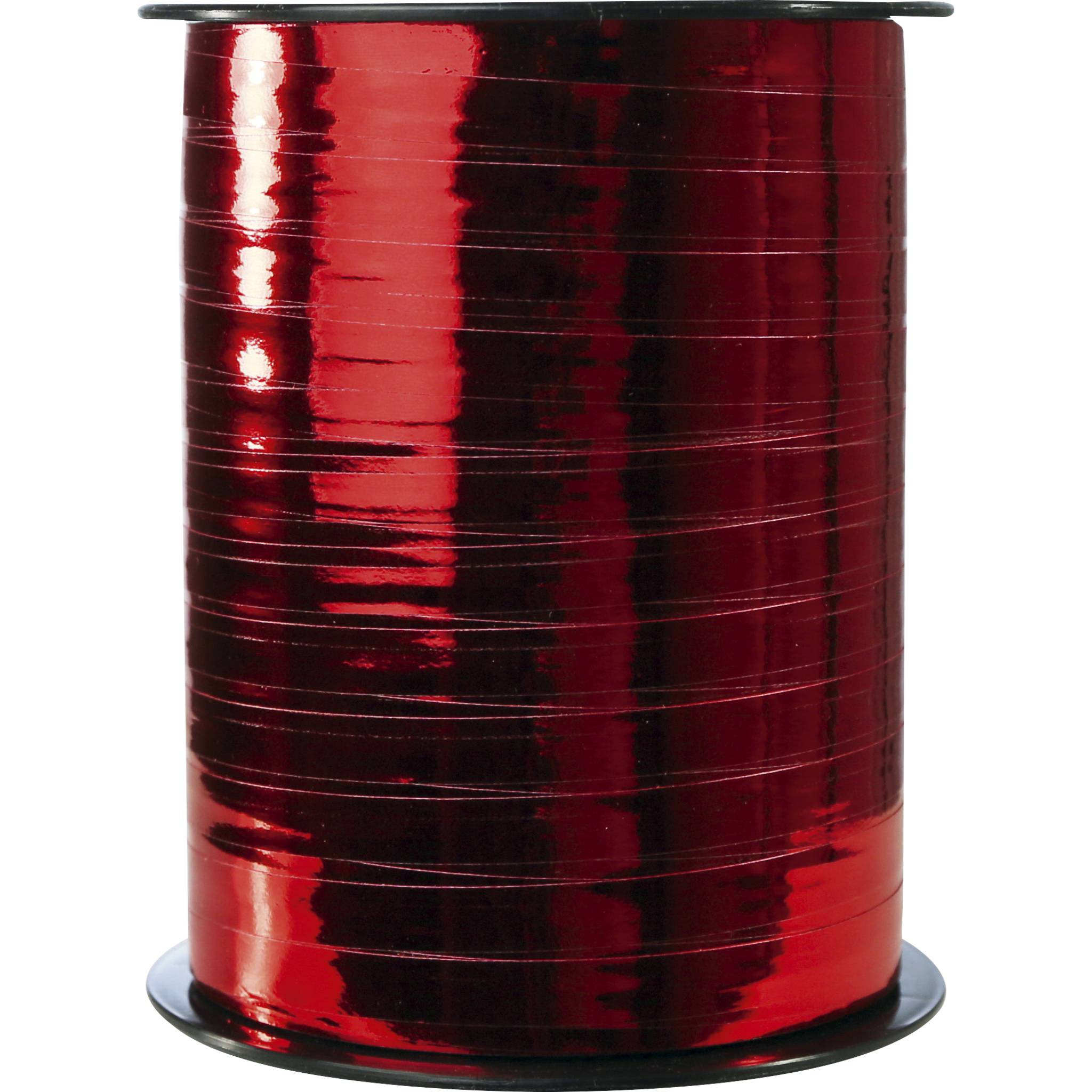 Clairefontaine Spule Geschenkband, Metallic, 7mm x 250m - Rot 602006C