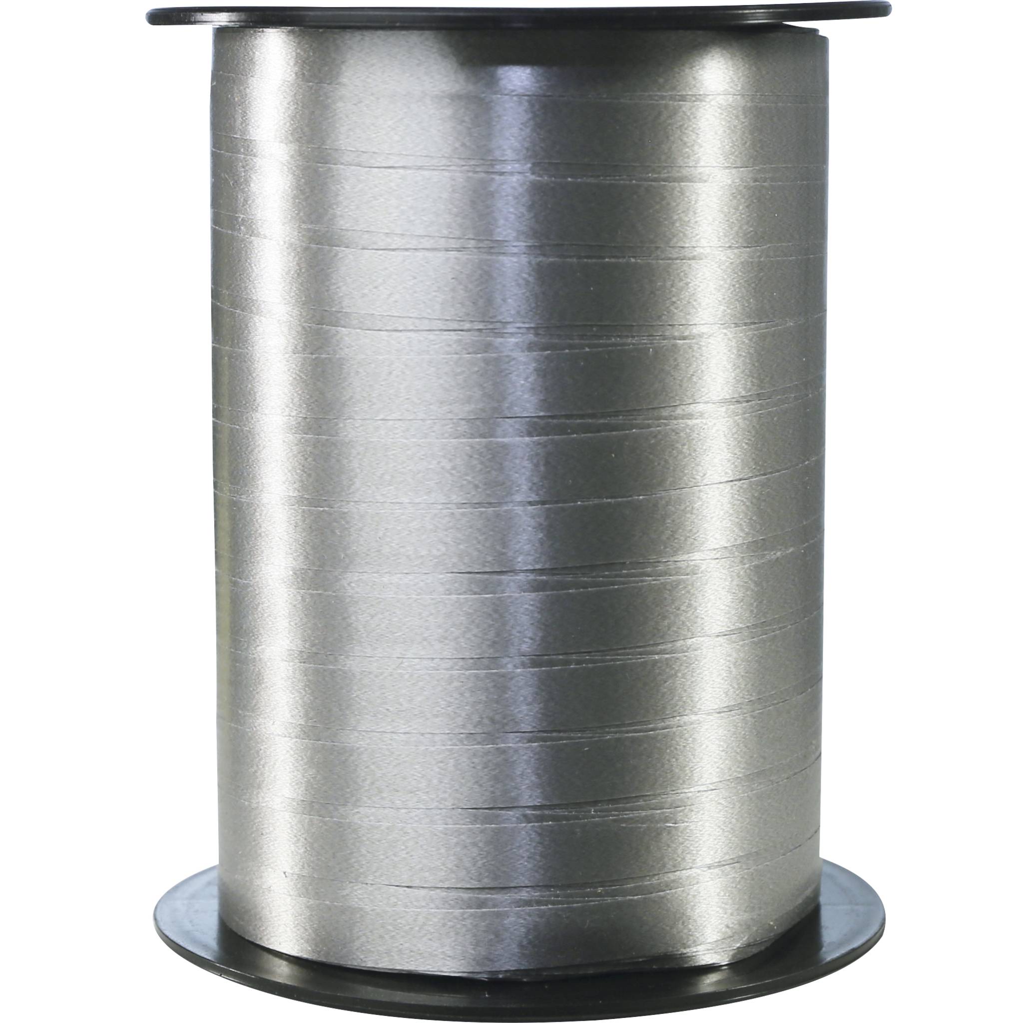 Clairefontaine Spule Geschenkband, glatt, 7mm x 500m - Silber 601776C