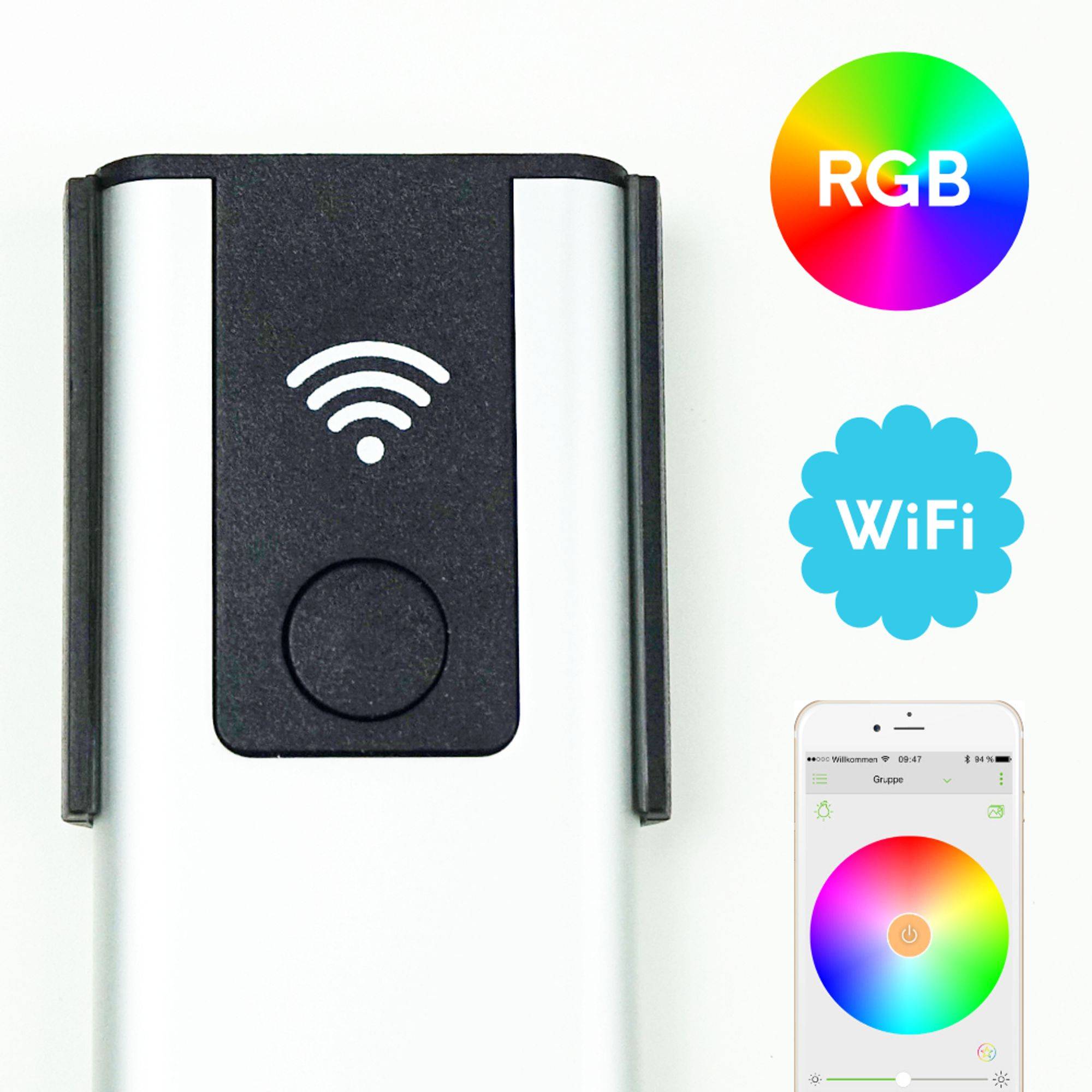 LED Wifi Controller RGB Alexa und Google Home kompatibel Smartphone gesteuert