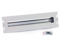 TRITON 19"Schrank zbh. Schutzschalterleiste Hutschiene DIN 3HE Schwarz - 3 HE