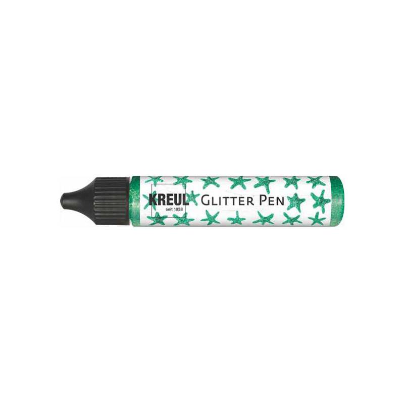 KREUL Glitter Pen, grün, 29 ml